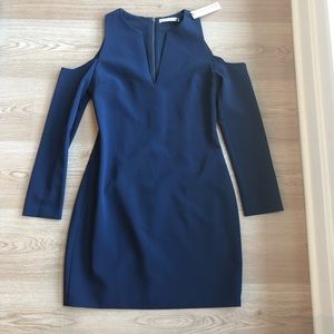 Alice + Olivia cutout shoulder dress